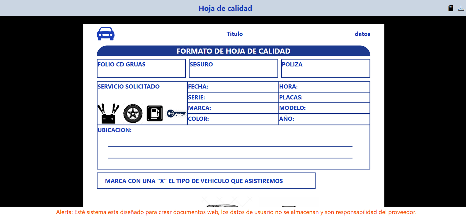 Encuesta de satisfacción.
